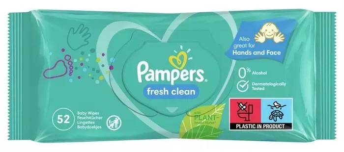 pampers chusteczki baby fresh dla nowowordków