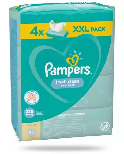 pampers chusteczki baby fresh dla nowowordków