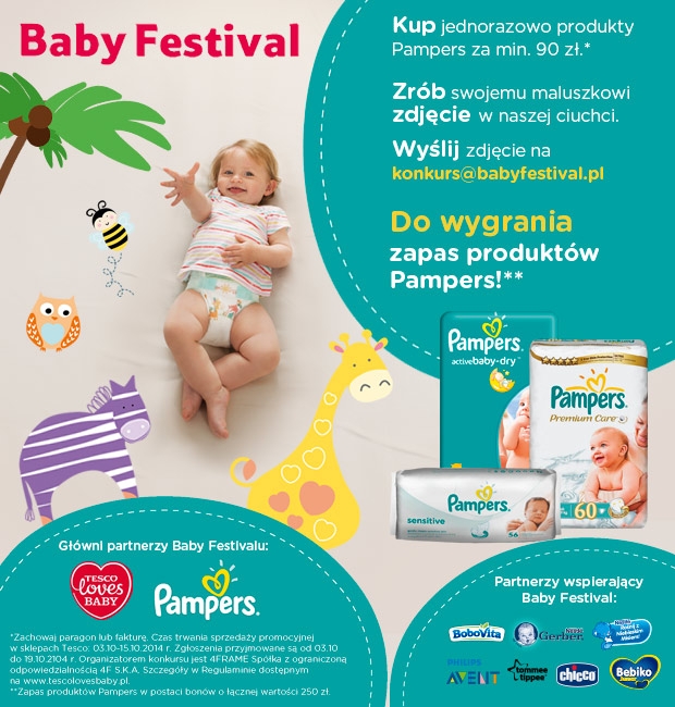 pampers konkurs miesieczny zapas pieluch konkurs