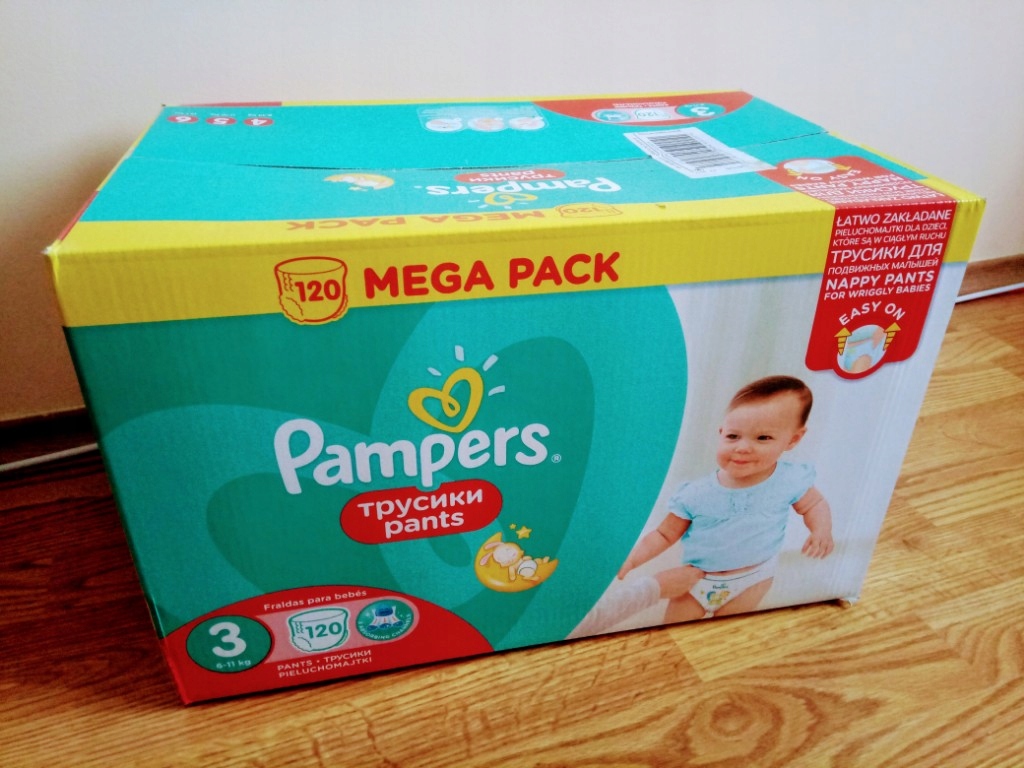 pampers pants 3 120 szt