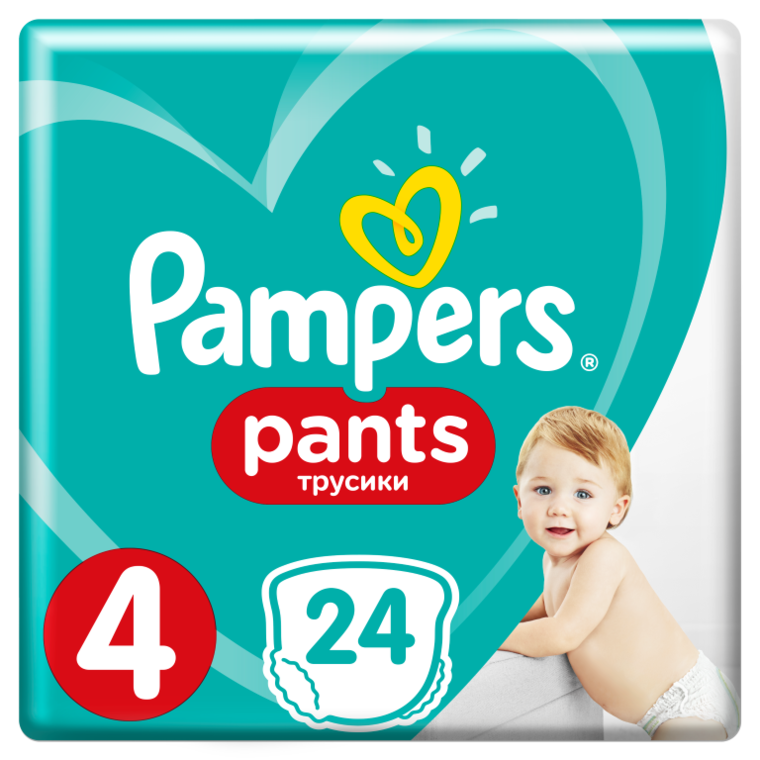 pampers pieluchomajtki pants 4 maxi 104