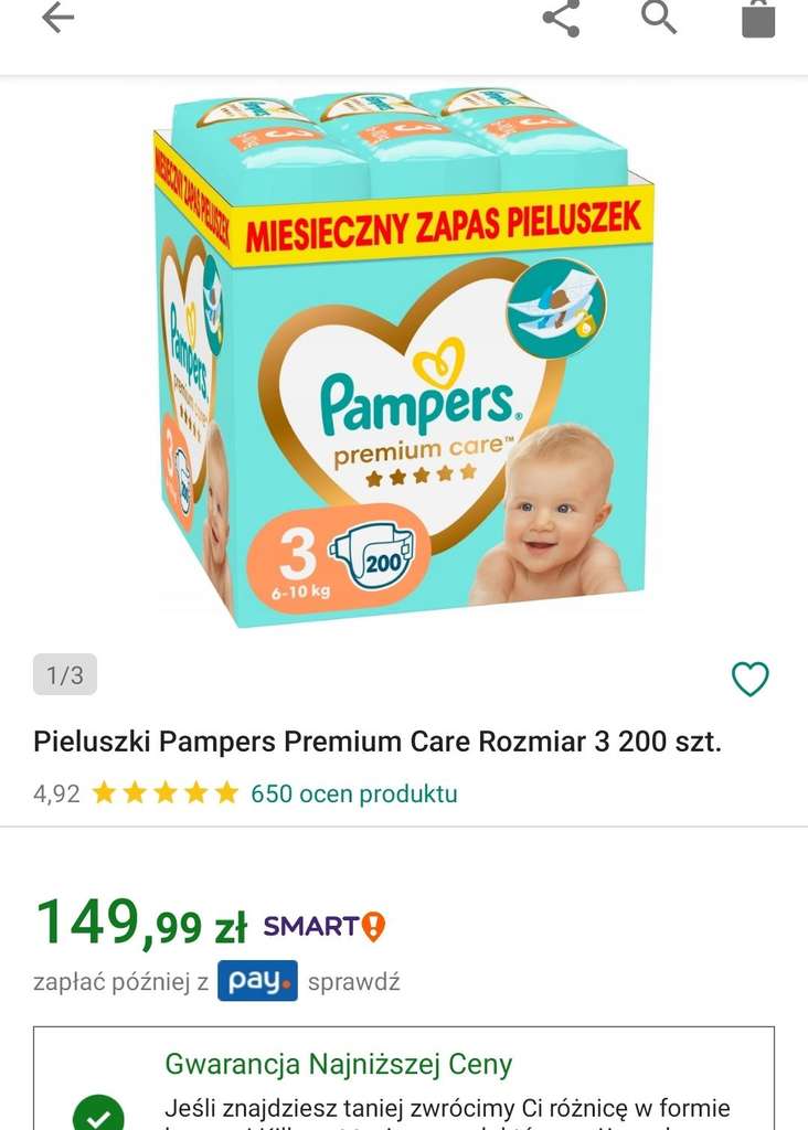 pampers premium care 1 różnice