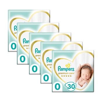 pampers premium care białe 0 newborn