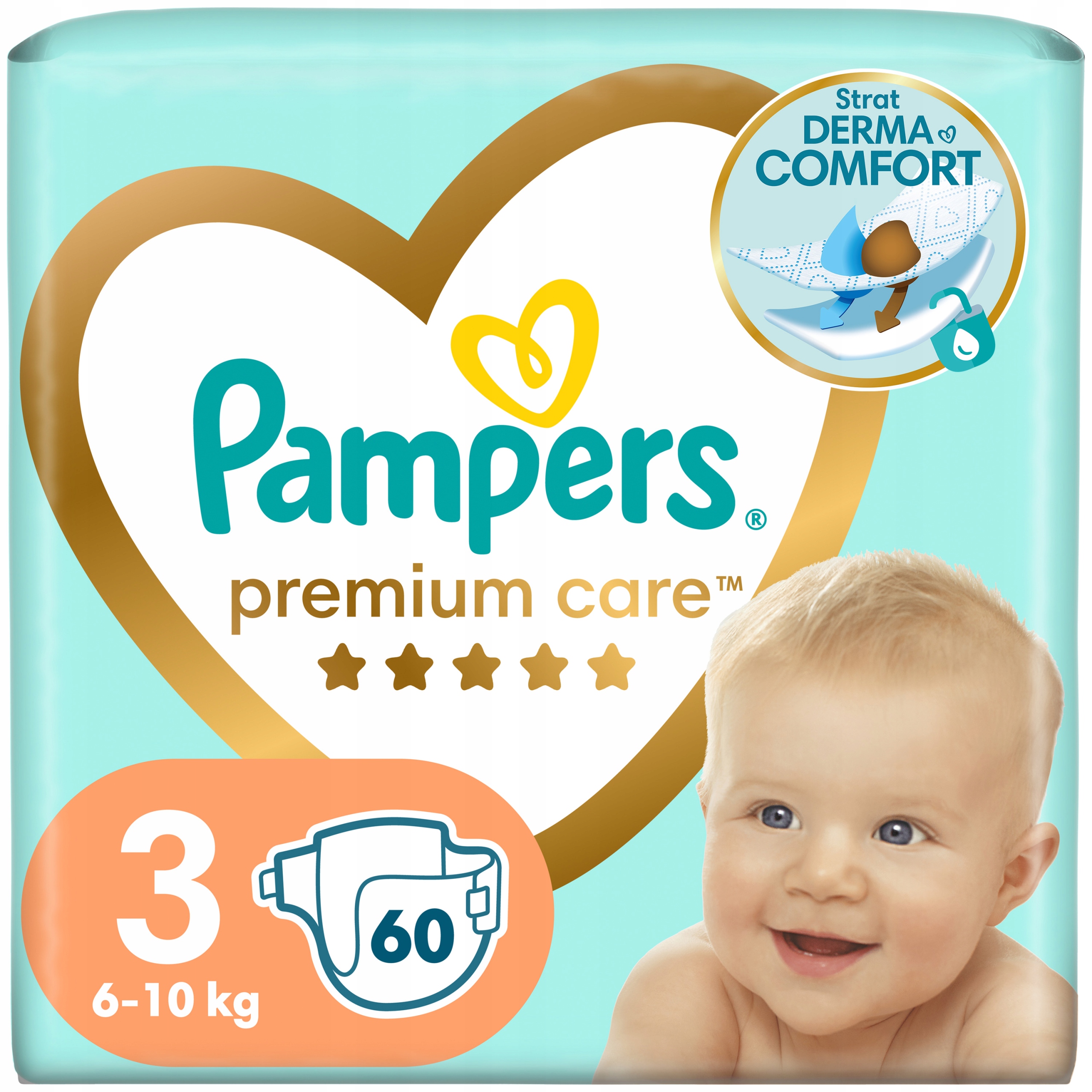 pampers premium care midi 60 szt