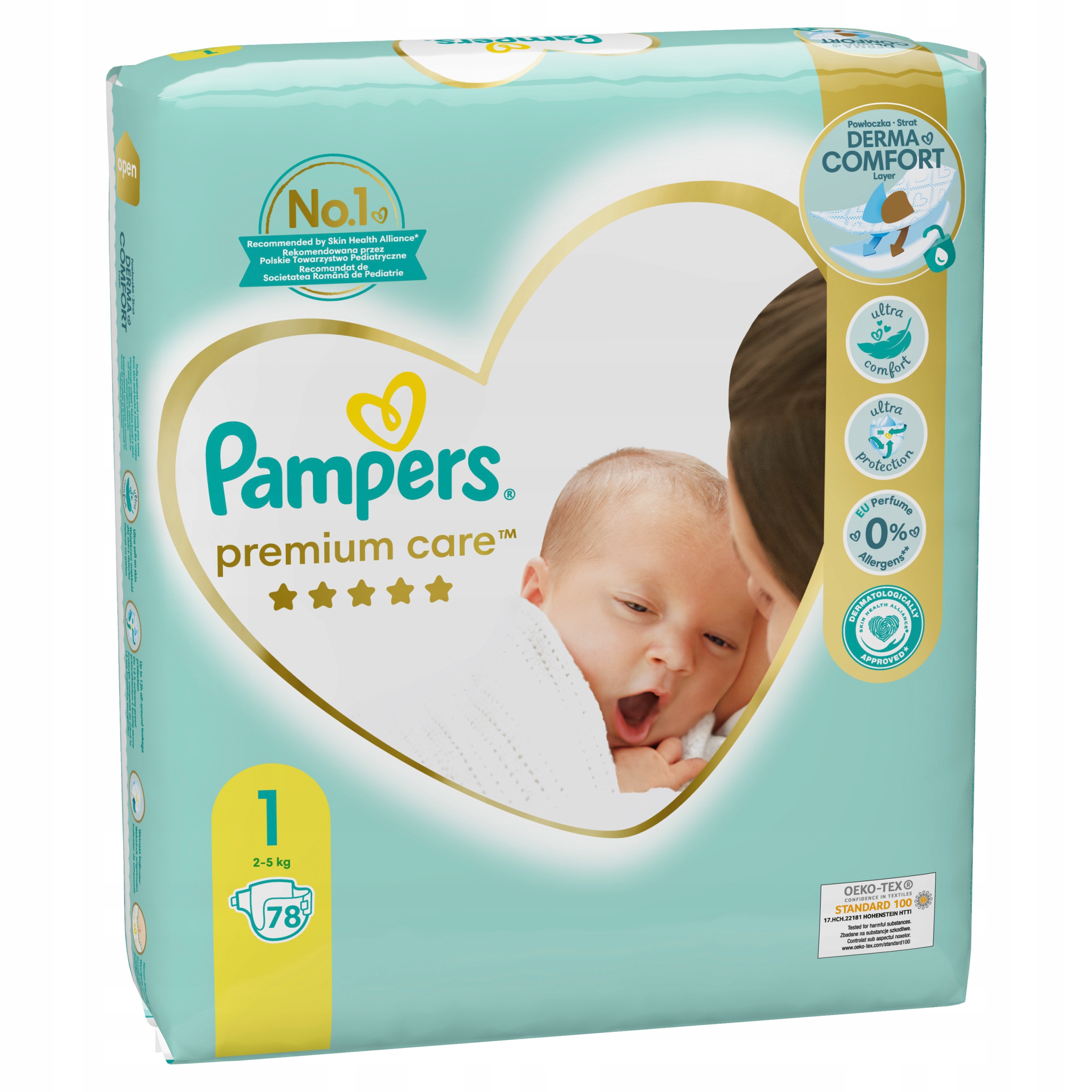 pieluszki pampers premium care chlor