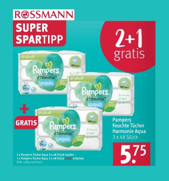 rossmann pampers gratis