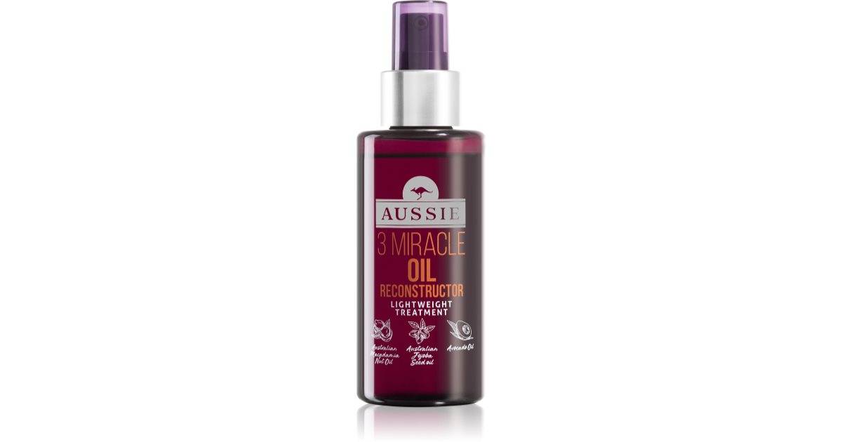 skład olejek do włosów aussie 3 miracle oil