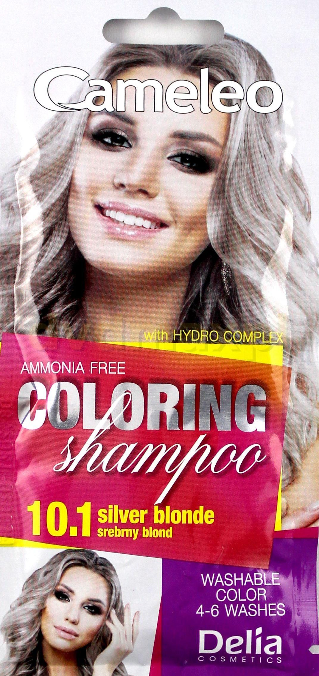 szampon koloryzujący 10.1 srebrny blond delia