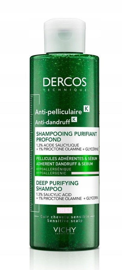 szampon vichy dercos shampooing antipeliculaire