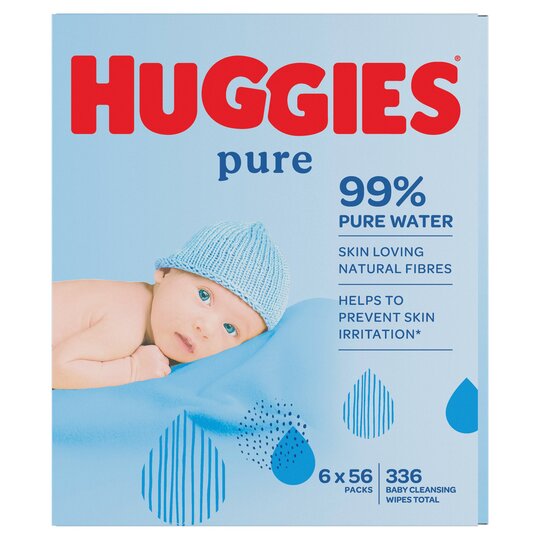 tesco huggies pure wipes