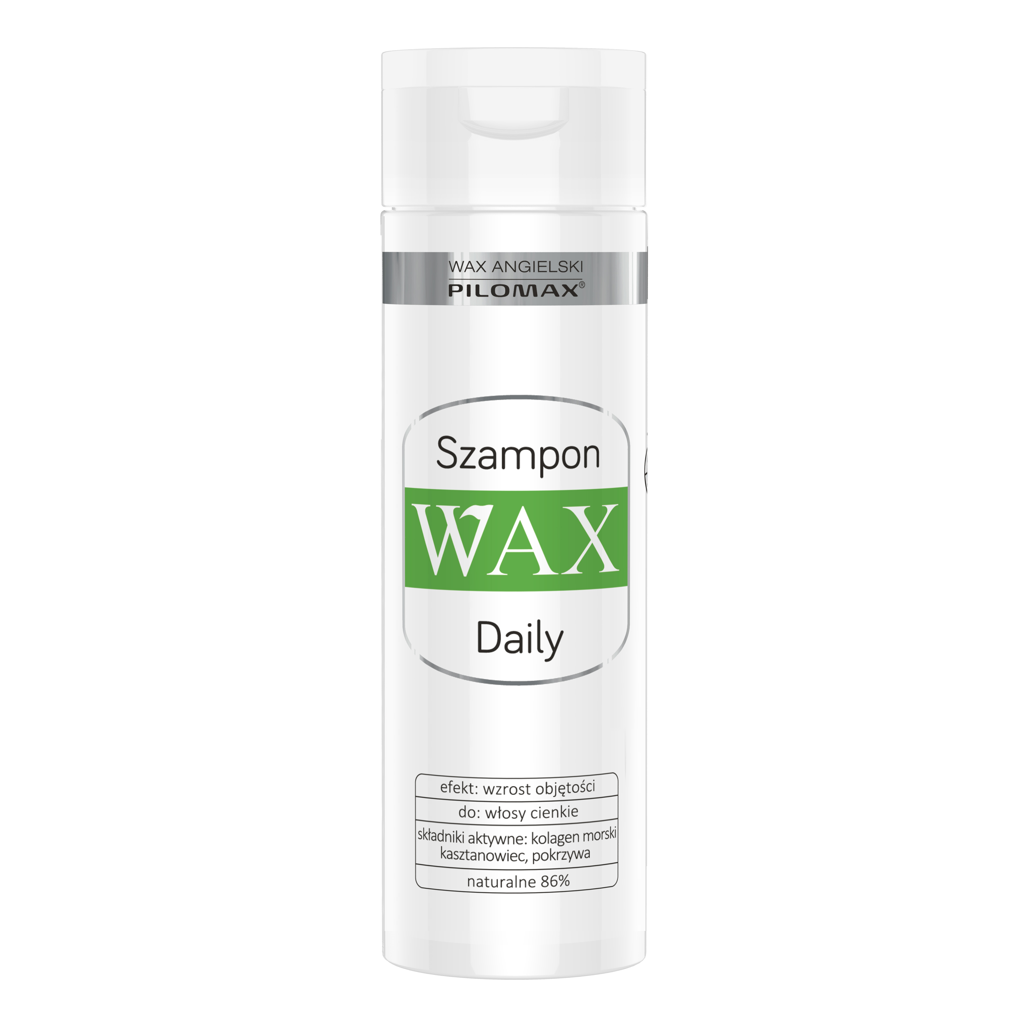 wax daily szampon do włosów cienkich ciemnych