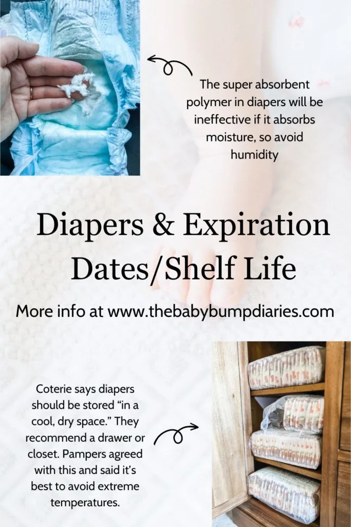 when is the expiration of pamper diapers